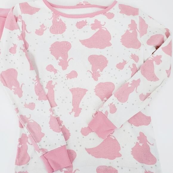 GAP Disney Sleeping Beauty pajama set Princess pjs Girls size Medium - Picture 2 of 9